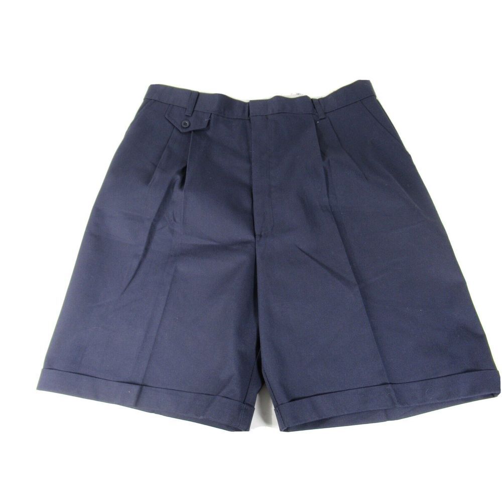 Elderwear Girls Junior School Uniform Shorts Navy Blue Size 31 Waist‎ 40